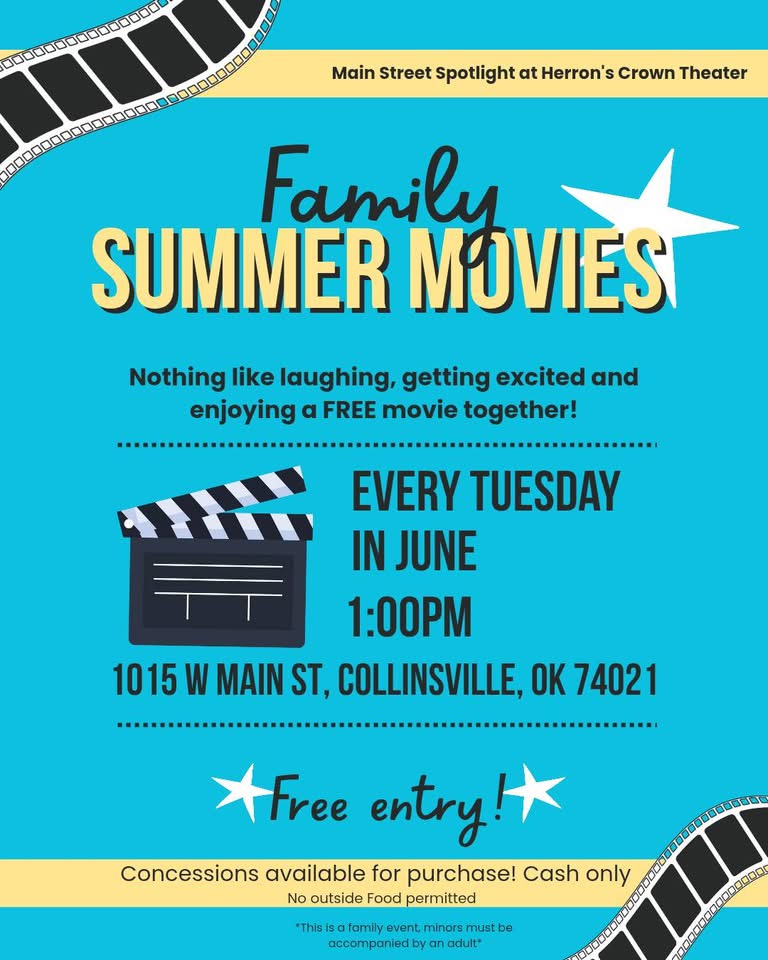 Free Family Movie flyer