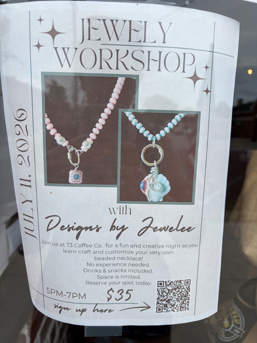 Jewelry Workshop flyer