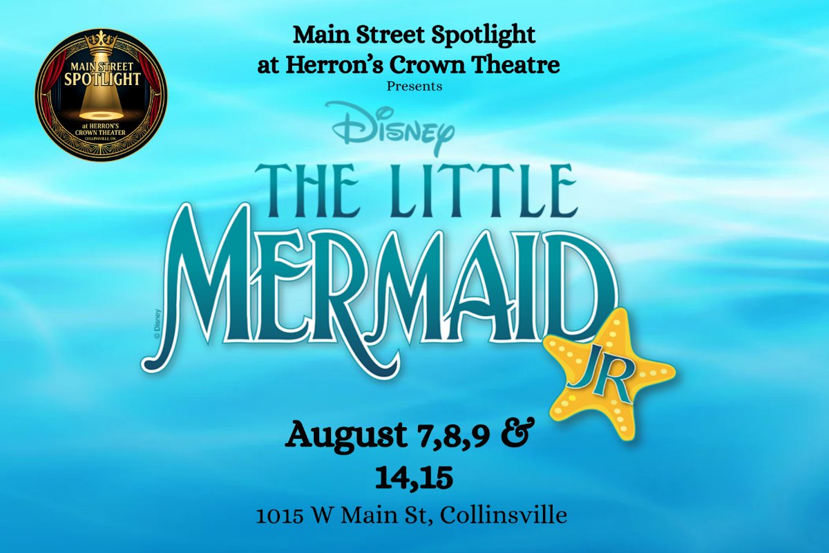Disney's The Little Mermaid JR. flyer