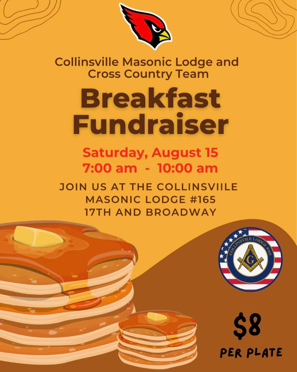 Breakfast Fundraiser flyer