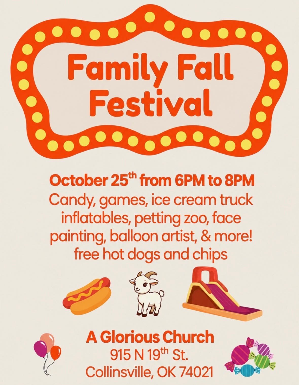 Family Fall Festival flyer