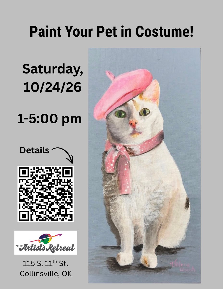Paint Your Pet in Costume! flyer