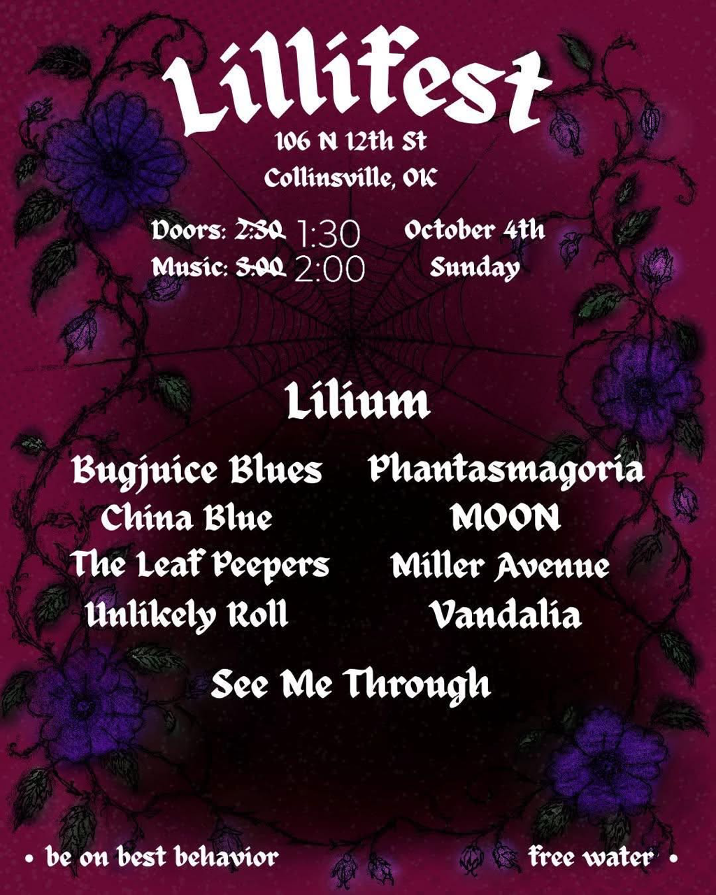 Lillifest flyer